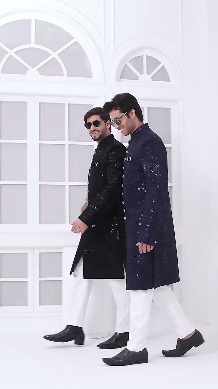 Regal Wine & Gold Indo-Western